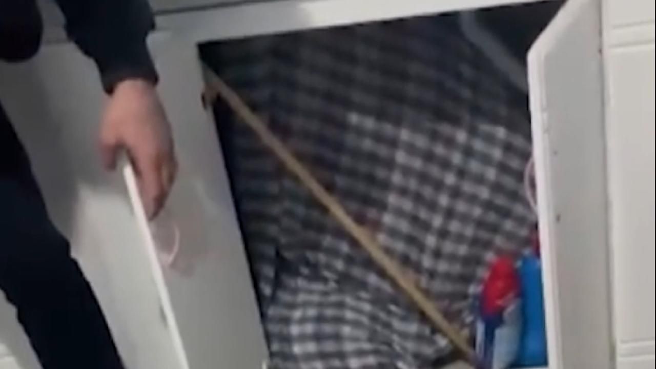 Firari hükümlü mutfak dolabından çıktı
